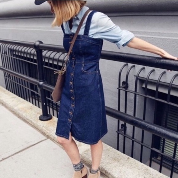 Madewell Denim Overall Dress Matilda 